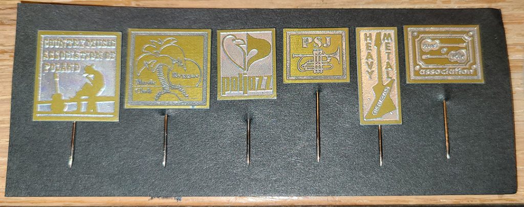 Lapel pins from Poland